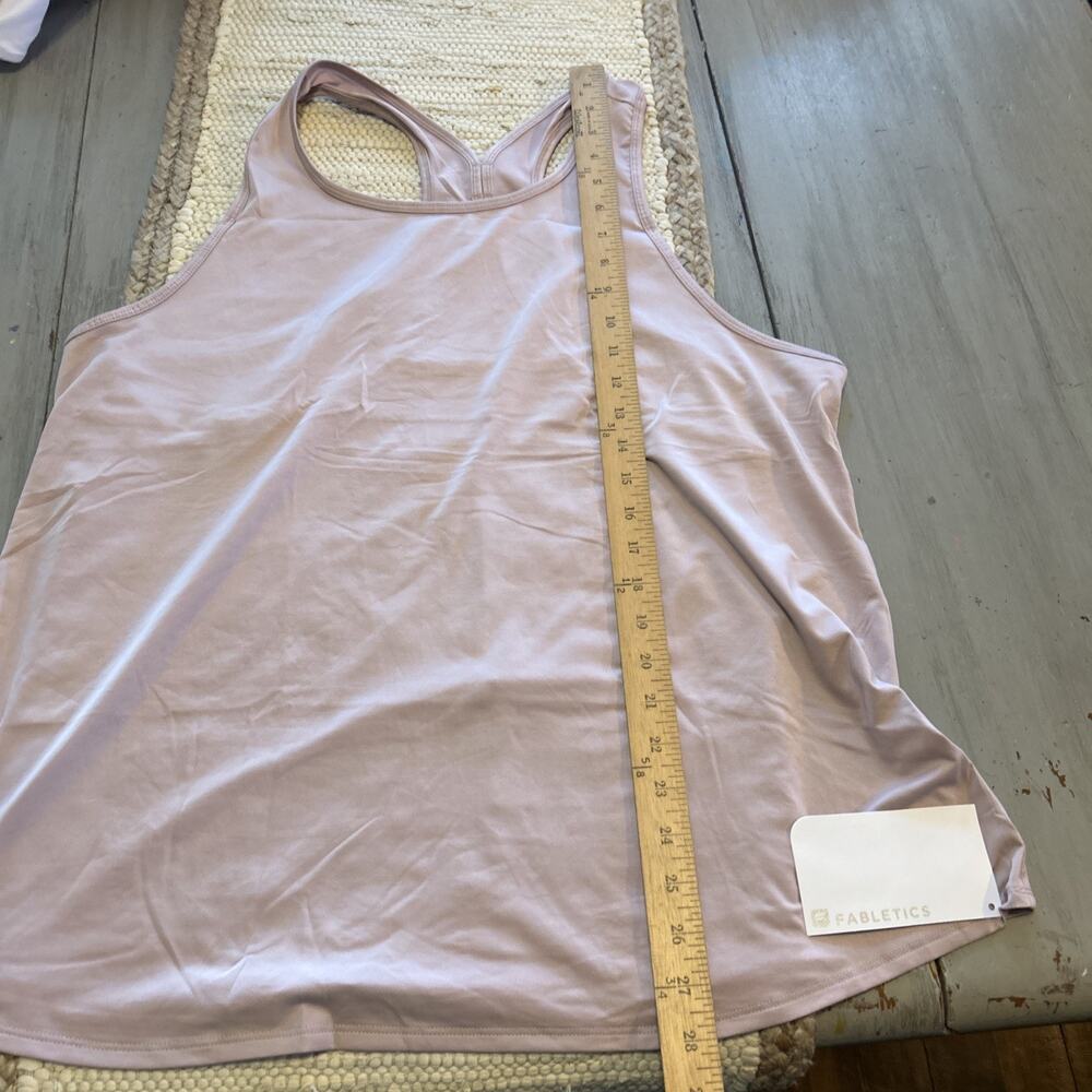 Fabletics Dusty Lavender Racerback Tank - Picture 2 of 6